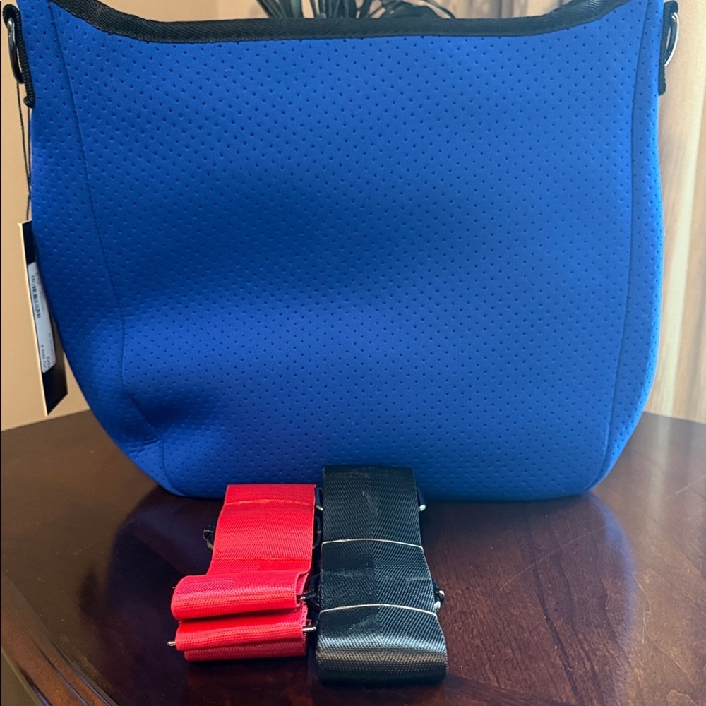 Haute Shore Blue and Red Stripe Crossbody - Picture 8 of 8